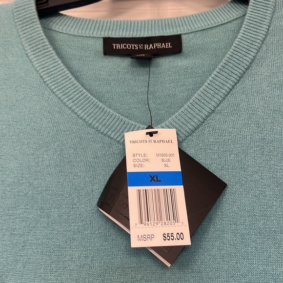 Tricots St Raphael men’s sweater NWT, reposting due too size being to small - Picture 3 of 3